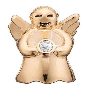 Christina Forgyldt sølv Topaz Angel Engel med topaz, model 623-G34 køb det billigst hos Guldsmykket.dk her